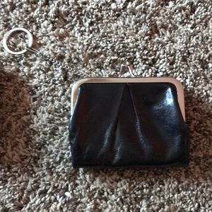 Small Hobo wallet with key ring